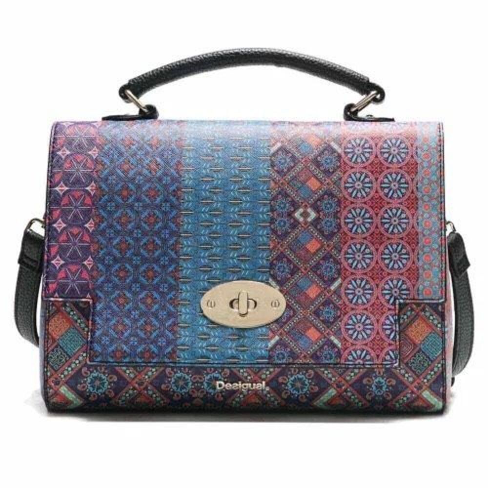Desigual Roma Birmania Satchel Crossbody Bag Multicolor